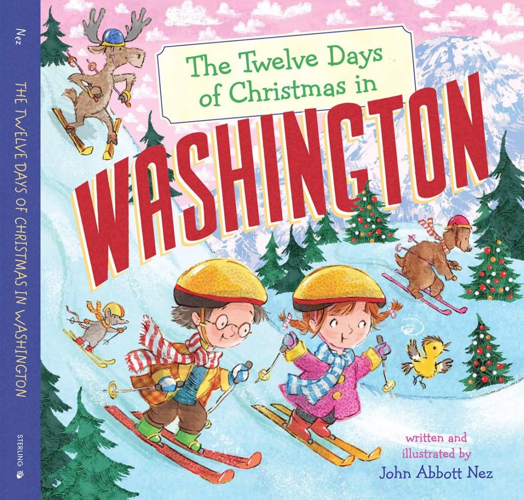 Cover of the book “The Twelve Days of Christmas in Washington”.