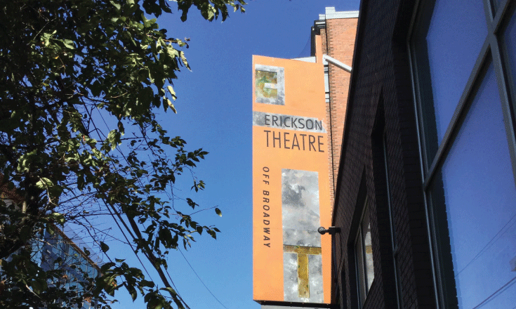 Erickson Theatre sign