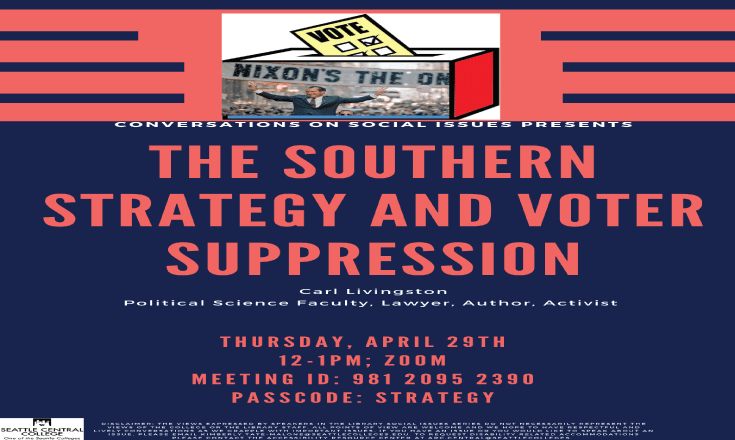 The Southern Strategy and Voter Suppression