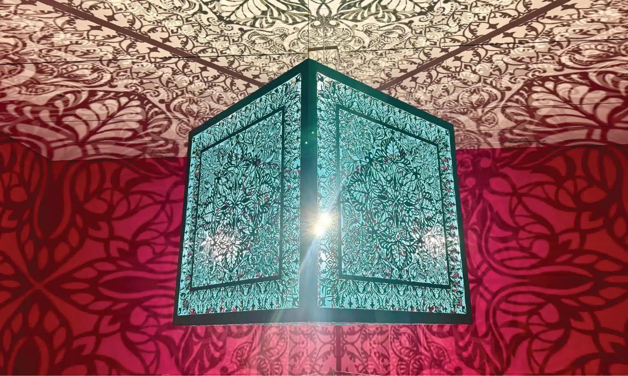 Art Review: Anila Quayyum Agha’s “Geometry of Light”