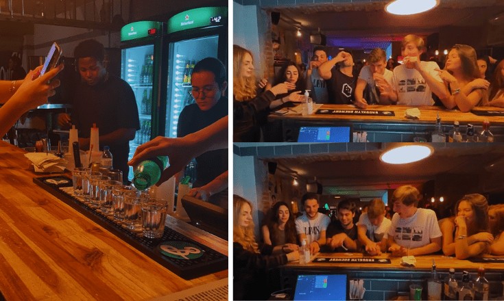 My friends and I at a small club in Brazil a couple years ago.