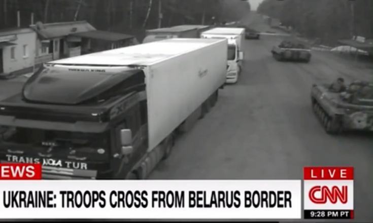 Troops cross from Belarus border