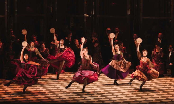 Scene of Seattle Opera’s "La Traviata."