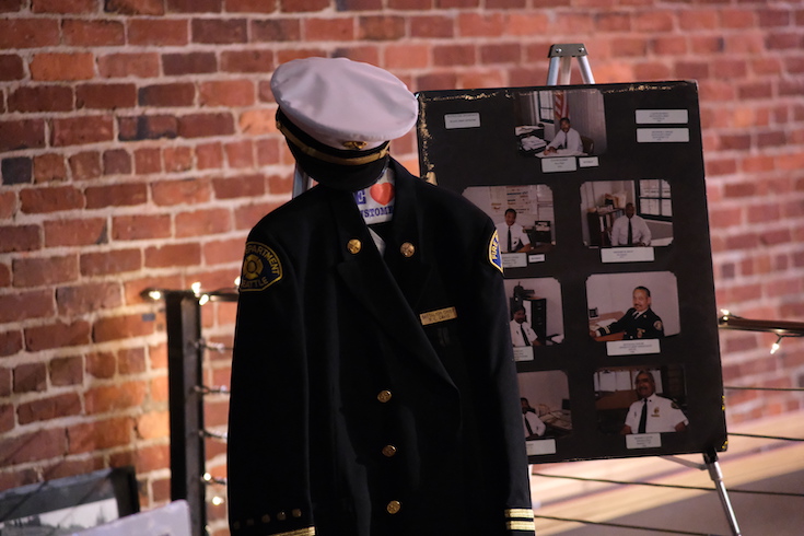Part of the Black Firefighters exhibit.