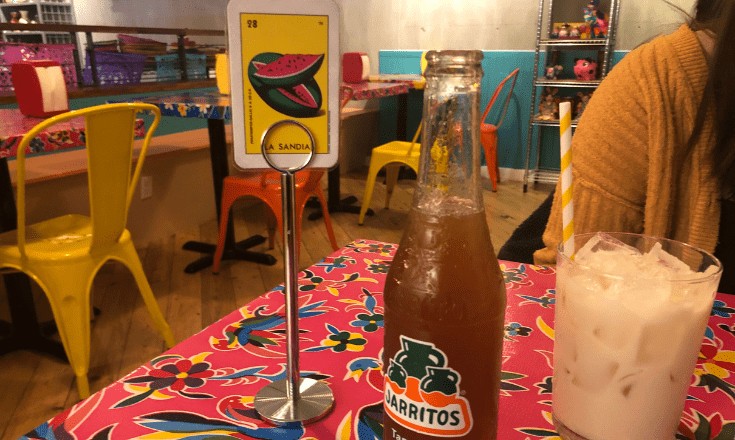 Horchata at El Lugar.