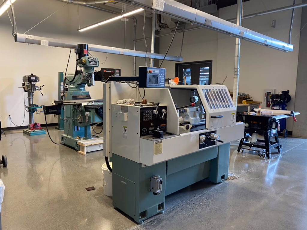 Machining Lab. hands-on lab during the princess of building tools