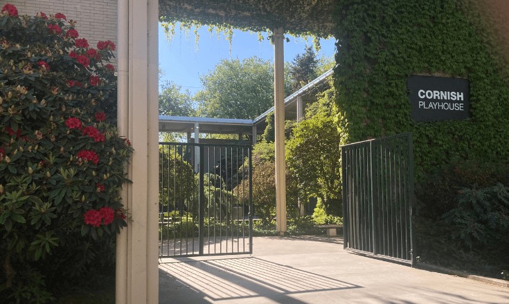  Garden entrance at the Cornish Playhouse by the Seattle Opera.